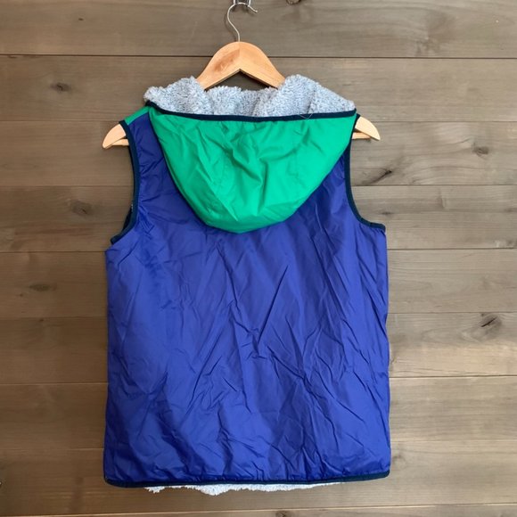MINI BODEN Cozy Reversible Shaggy Fleece Vest NWT! - Picture 4 of 4